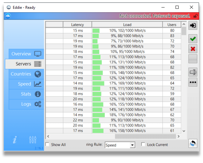 AirVPN provides only 200 individual VPN servers AirVPN provides only 200 individual VPN servers