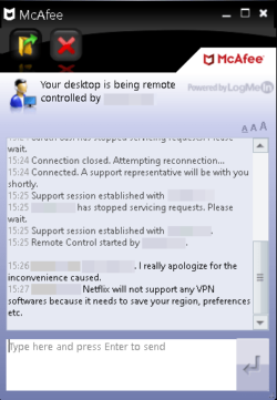 McAfee Live Support McAfee Live Support