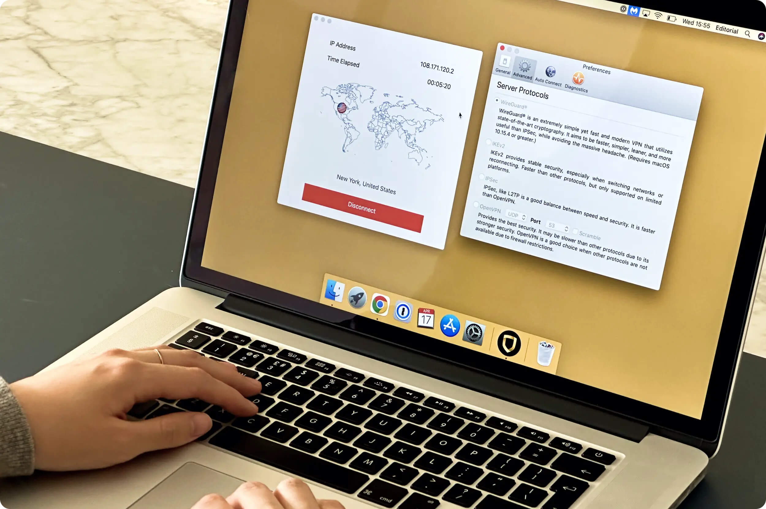 StrongVPN offers multiple secure protocols StrongVPN offers multiple secure protocols