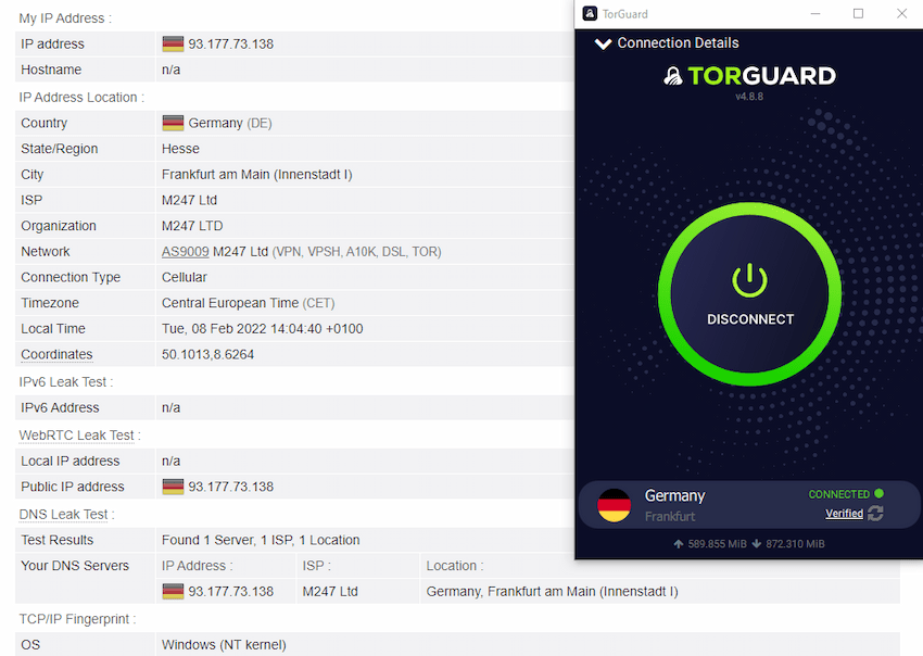 TorGuard didn’t leak any data TorGuard didn’t leak any data