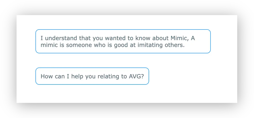 AVG customer support wasn’t very helpful explaining its Mimic protocol AVG customer support wasn’t very helpful explaining its Mimic protocol