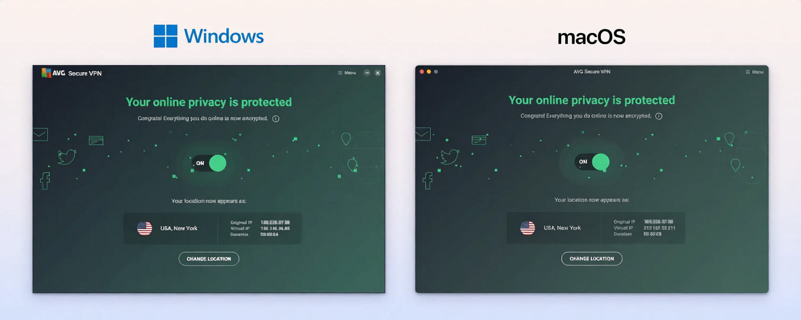 AVG’s Windows & macOS app AVG’s Windows & macOS app
