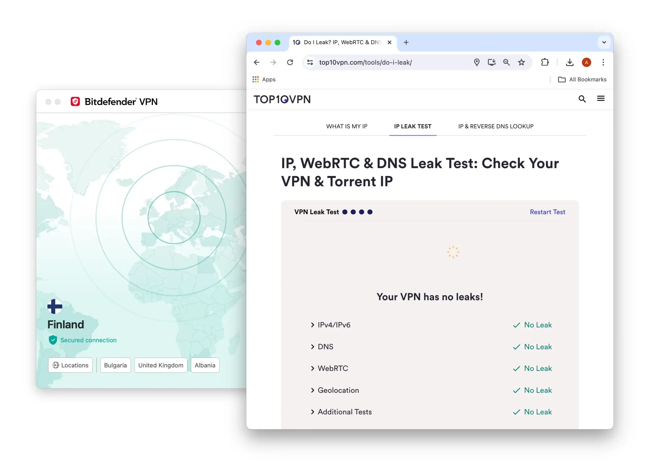 Bitdefender VPN no longer leaks DNS requests Bitdefender VPN no longer leaks DNS requests