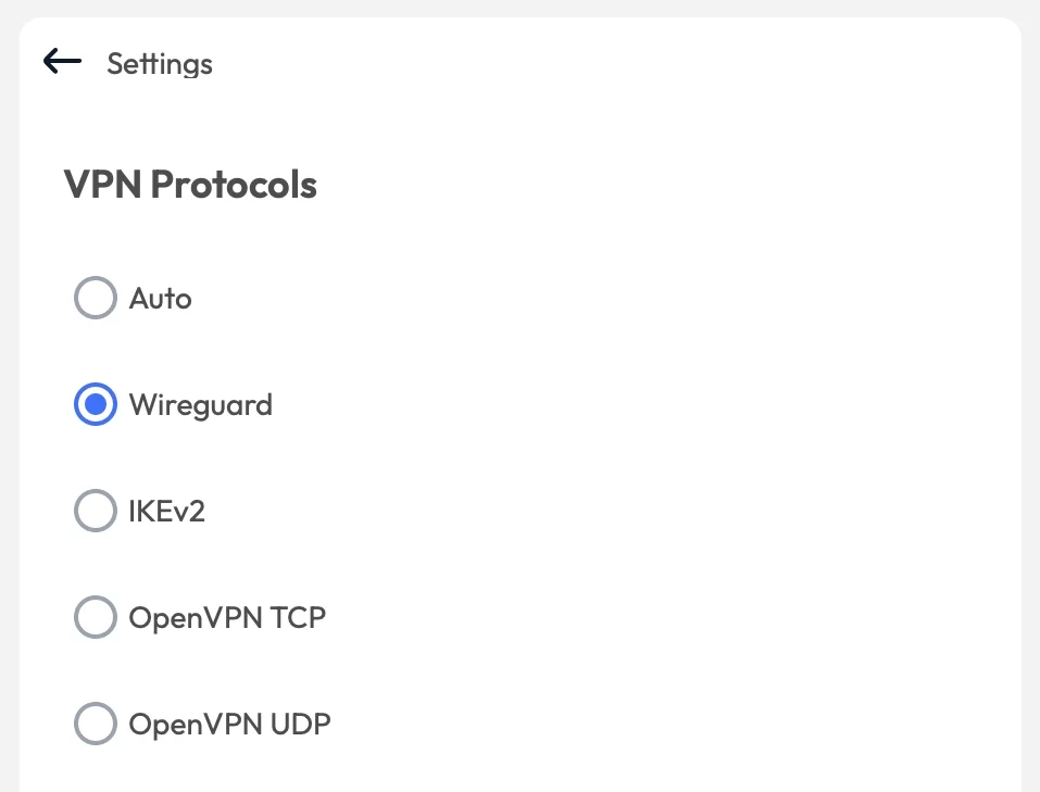 FastestVPN has WireGuard enabled by default FastestVPN has WireGuard enabled by default