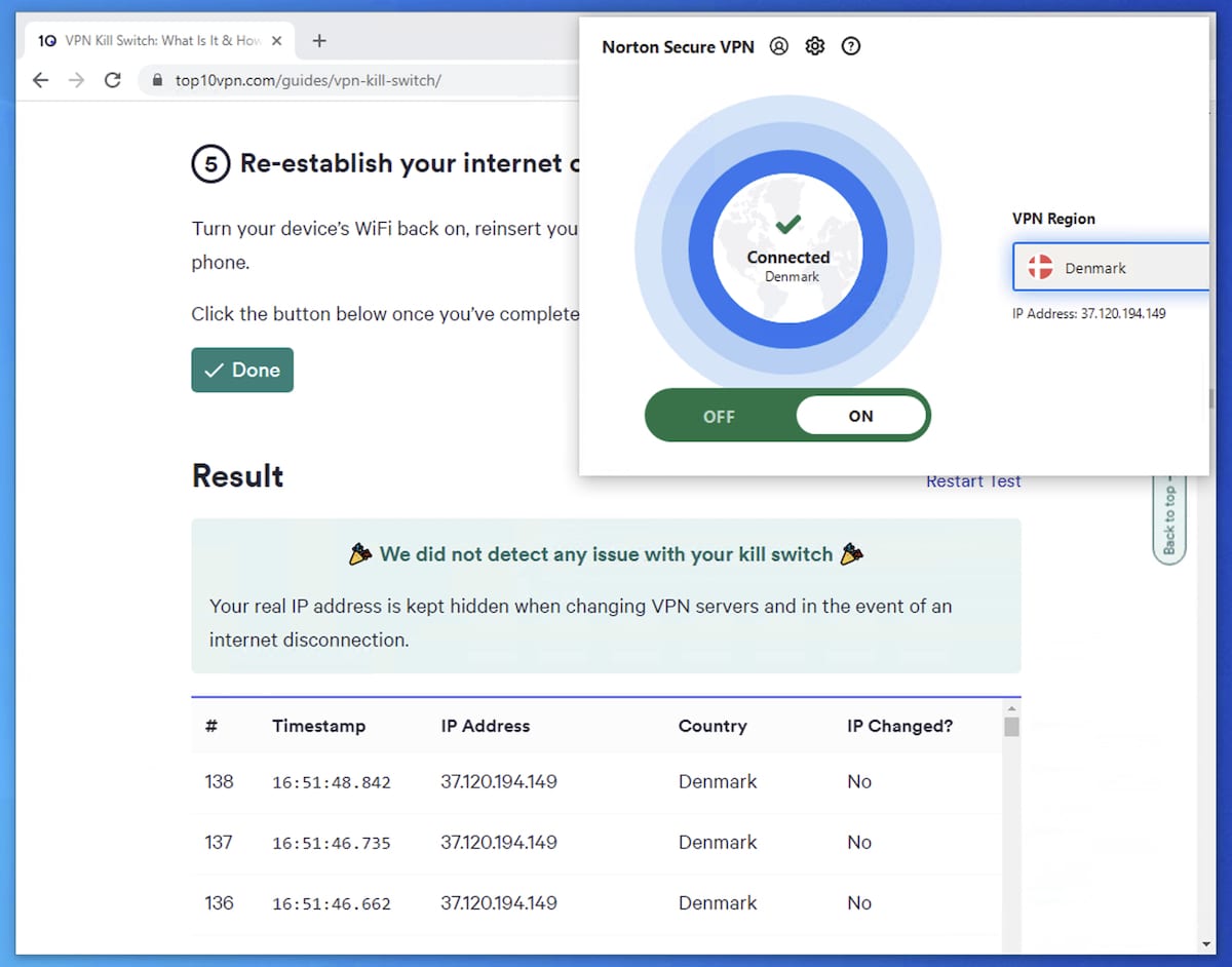 A non-functioning kill switch can expose your IP address as if you weren’t using a VPN at all A non-functioning kill switch can expose your IP address as if you weren’t using a VPN at all