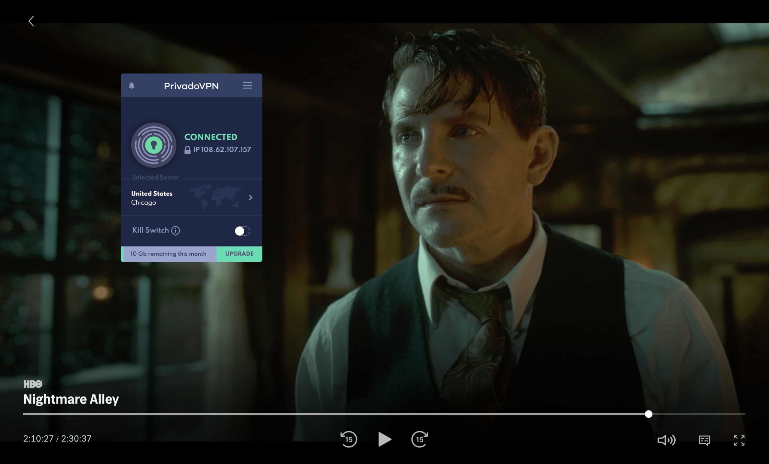 PrivadoVPN Free unblocks HBO Max and more georestricted streaming sites