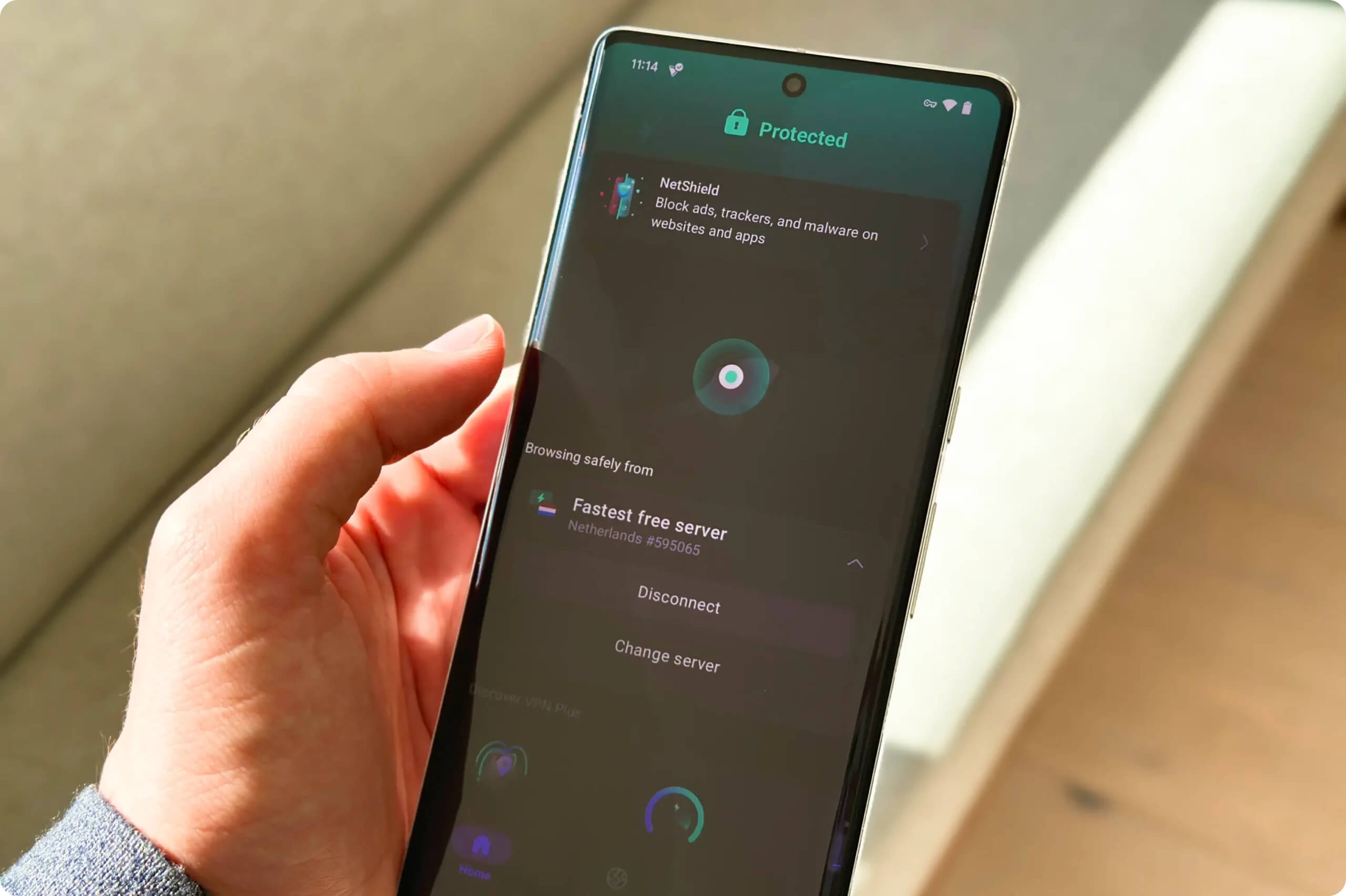 Proton VPN Free doesn’t let you choose a server location on Android