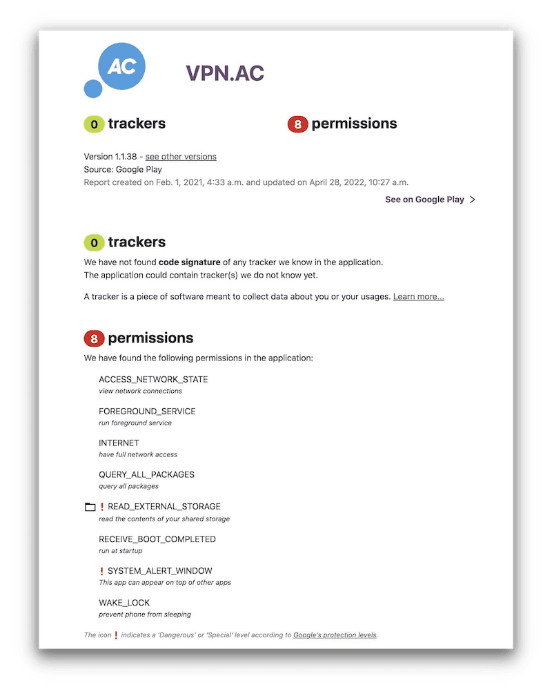 Android app permissions Android app permissions