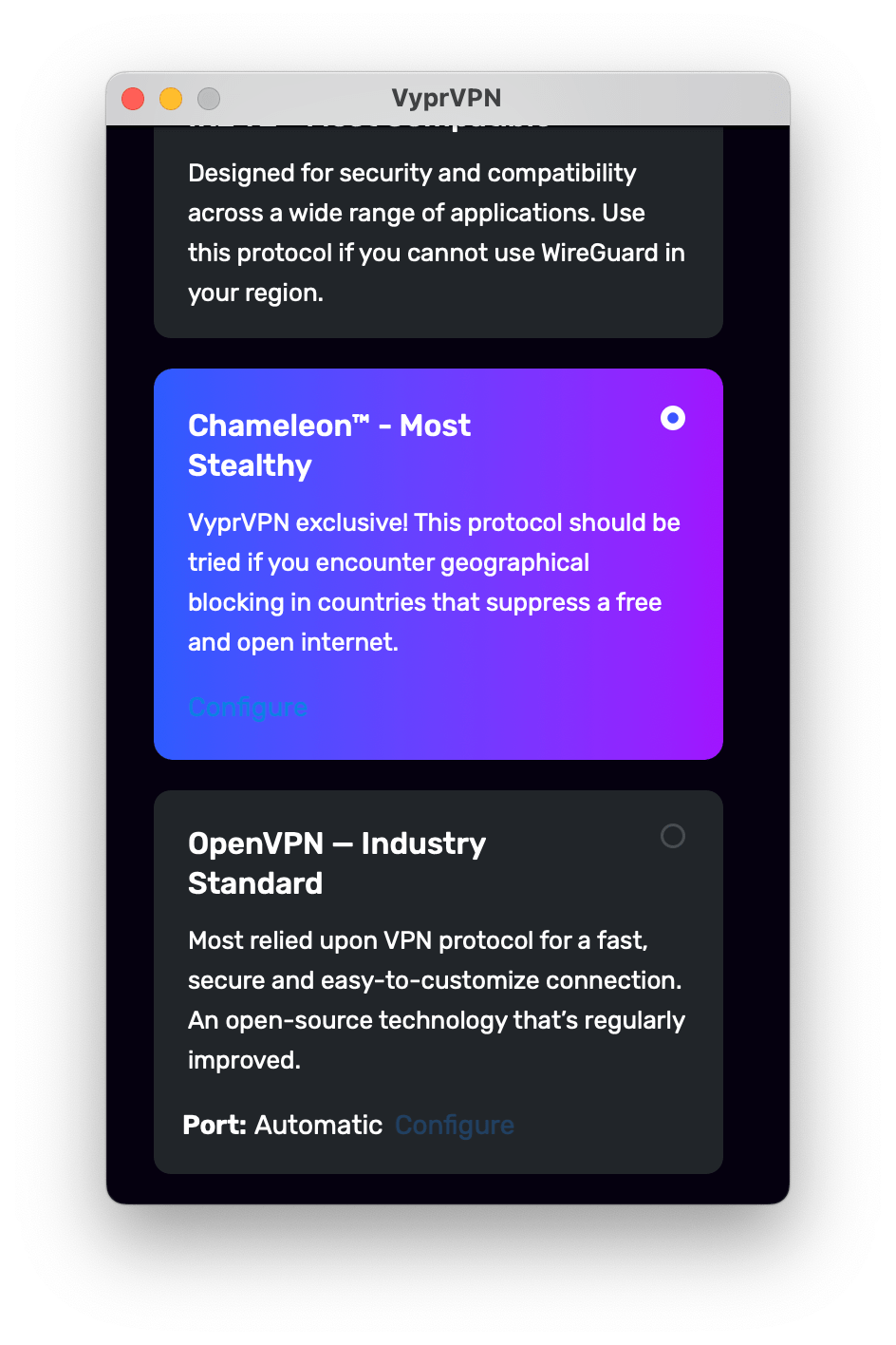 VyprVPN’s obfuscation protocol VyprVPN’s obfuscation protocol